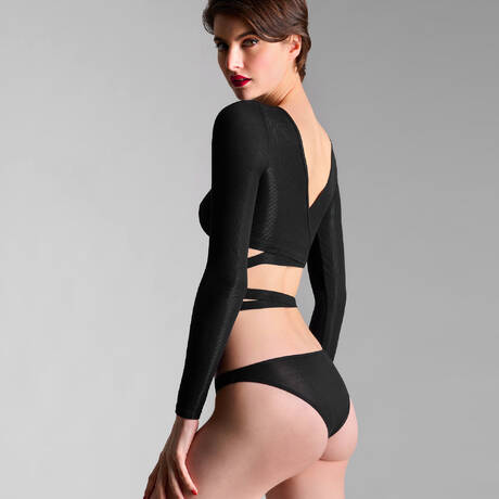 2 pieces set MAISON CLOSE La Femme Amazone Black