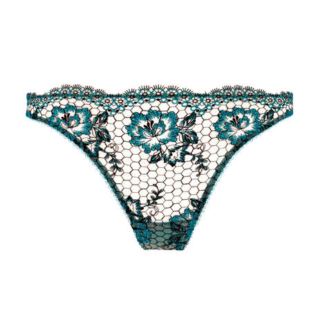 DITA VON TEESE Thong Evelina Peacock