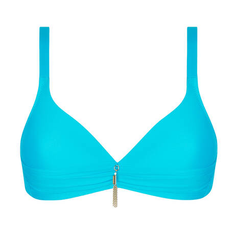ANTIGEL Haut de maillot de bain triangle coques La Jet-Setteuse Turquoise