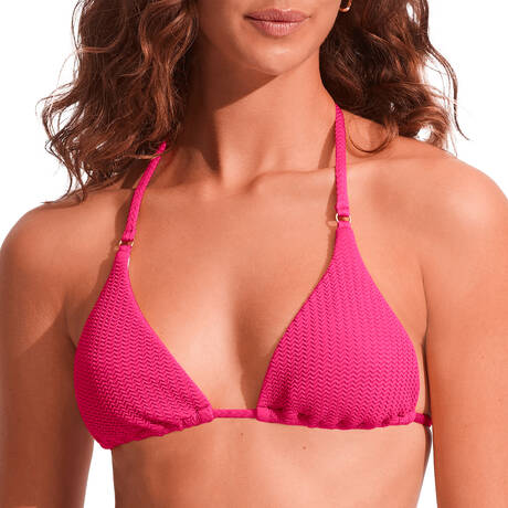 SEAFOLLY Triangle bikini top Sea Dive Fuchsia Rose