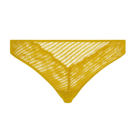 CHANTELLE X Lace brief Txture Golden Palm