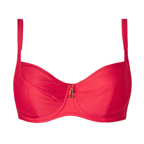 ANTIGEL Demi-cup fitting bikini top La Vogueuse Corail Vogue