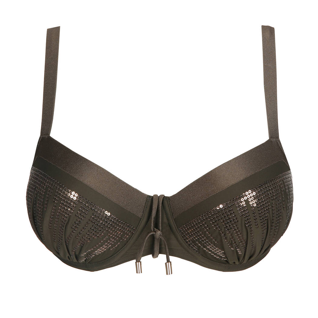 PRIMADONNA Haut de maillot de bain balconnet coques Aracruz Kaki