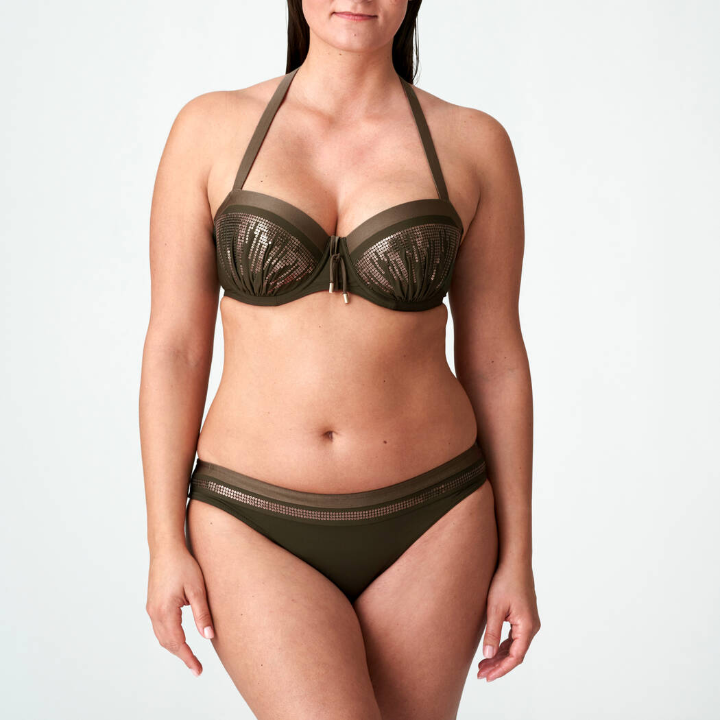 PRIMADONNA Haut de maillot de bain balconnet coques Aracruz Kaki