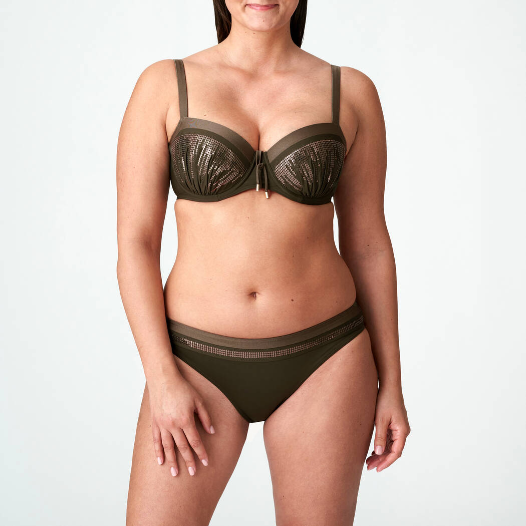 PRIMADONNA Haut de maillot de bain balconnet coques Aracruz Kaki