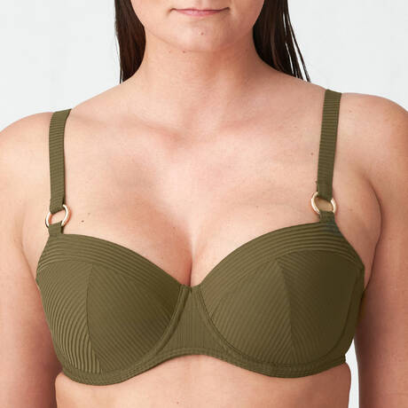 PRIMADONNA Haut de maillot de bain balconnet rembourré Sahara Olive
