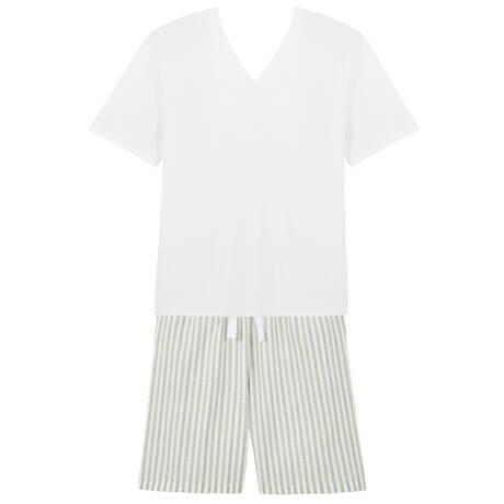 LAURENCE TAVERNIER Cotton Men's short pajamas Kos Eucalyptus