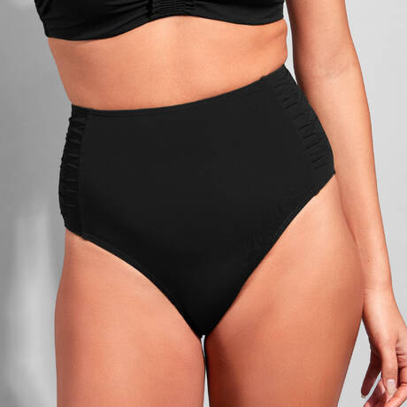 EMPREINTE High-waisted bikini bottom Kiss Black