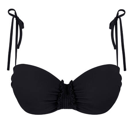 EMPREINTE Haut de maillot de bain bandeau coques Kiss Noir