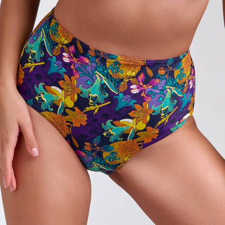 MARLIES DEKKERS High waisted bikini bottom Acapulco Petunia Purple