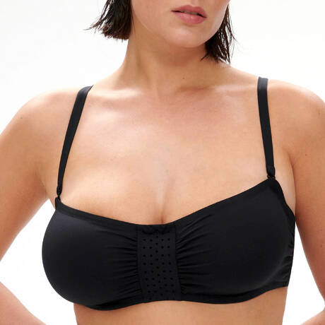 SIMONE PÉRÈLE Haut de maillot de bain bandeau Hoya Noir