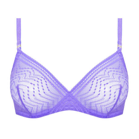 HUIT Lace Triangle bra Éclatante Purple