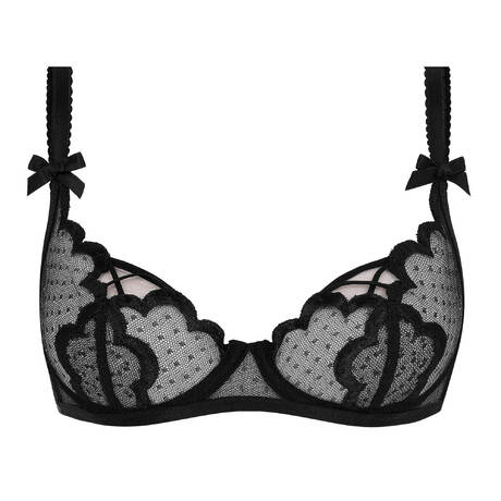 AGENT PROVOCATEUR Demi-cup bra Katanah Black
