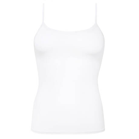 CALIDA Top fines bretelles en coton Natural Comfort Blanc