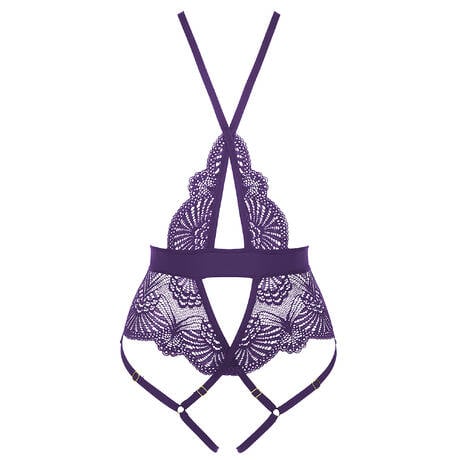 Lace open harness bodysuit Atelier Amour Enlace moi