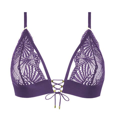 ATELIER AMOUR Triangle bra lace Enlace moi Purple