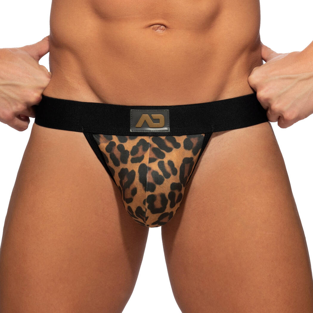 Leopard Sous Vetement Guepiere String Homme Addicted Leopard
