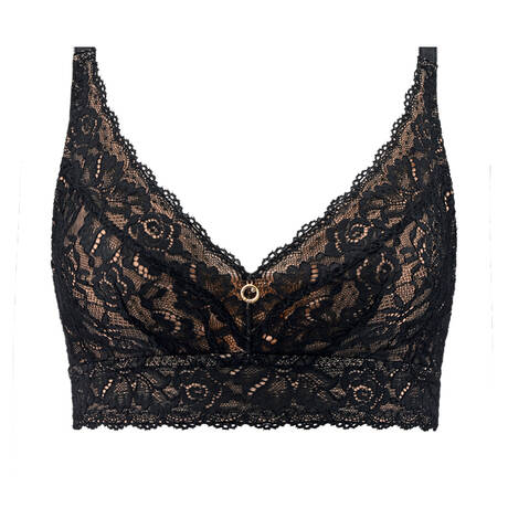 AUBADE Lace Brassiere bra Rosessence Care Black
