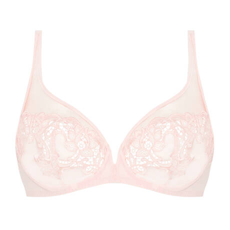SIMONE PÉRÈLE Full-cup plunge bra Saga Rose Nude