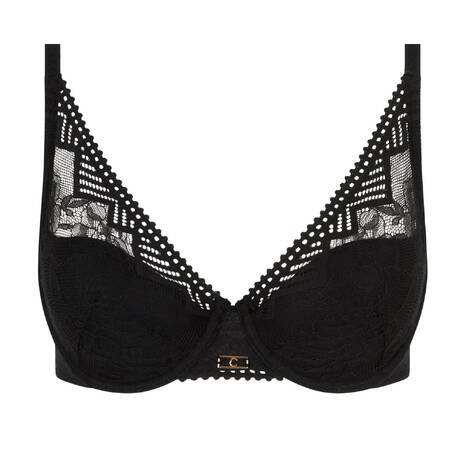 CHANTELLE Lace Spacer T-shirt bra Origins Black