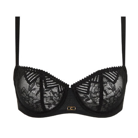 CHANTELLE Lace Demi-cup bra Origins Black
