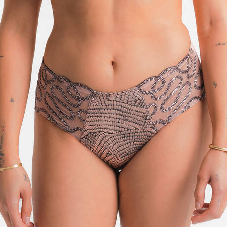 LOUISA BRACQ High-waisted panties Divine Santal