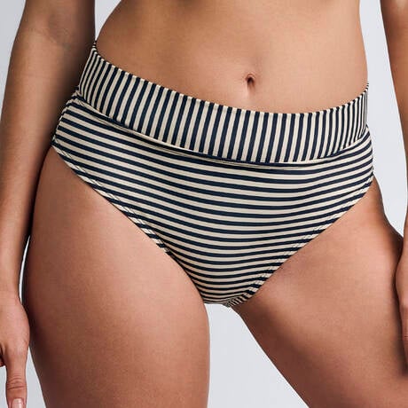 MARLIES DEKKERS Bas de maillot de bain slip Holi Vintage Blue Ecru