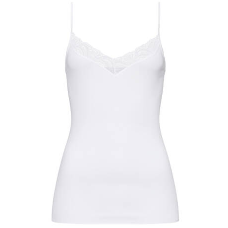 HANRO Cotton Camisole Cotton Delight White