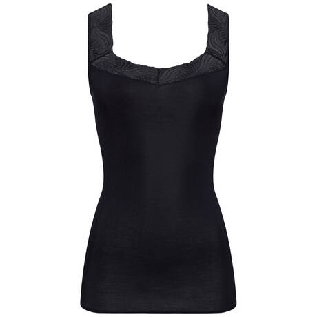 HANRO Cotton Camisole Cotton Delight Black