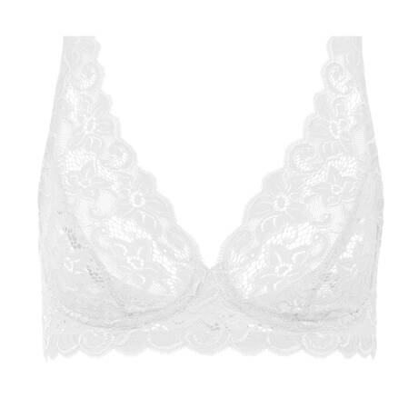 HANRO Triangle bra lace Moments White