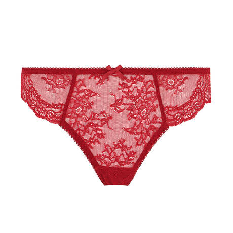 AUBADE Lace Brazilian brief Danse des Sens Irrésistible Red