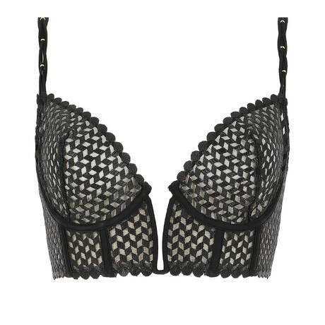 LIVY Soutien-gorge bustier en dentelle Chanzy Noir