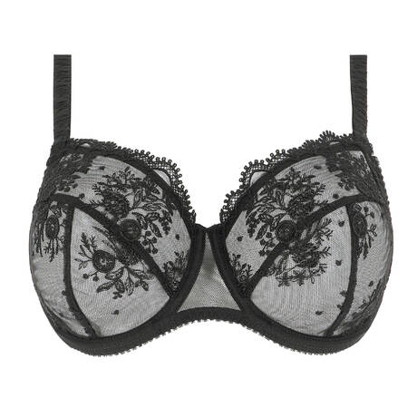 SIMONE PÉRÈLE Full-cup bra Intrigue Black