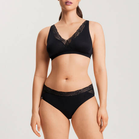 2 teile im set HANRO Cotton Delight Schwarz
