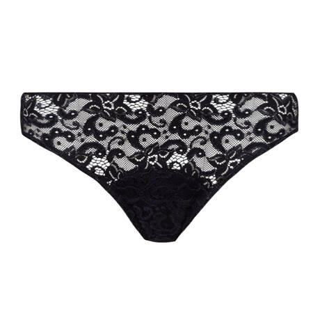 HANRO Slip aus Spitze Moments Schwarz