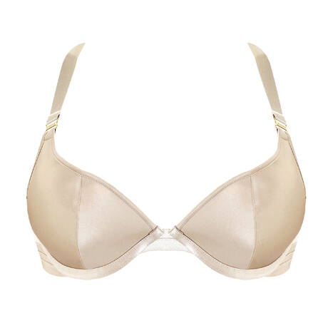 BORDELLE Silk Push-up bra New Signature Caramel