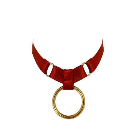 BORDELLE Choker New Signature Burnt Red