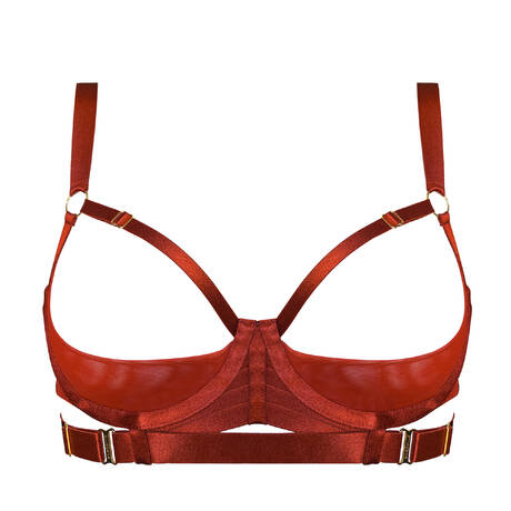 BORDELLE Ouvert bra New Signature Burnt Red