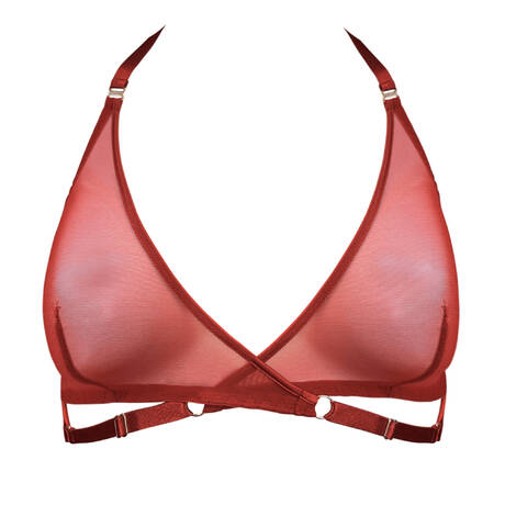BORDELLE Soutien-gorge triangle New Signature Burnt Red
