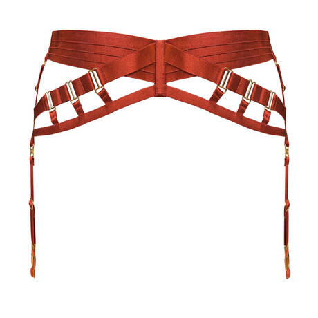 BORDELLE Porte-jarretelles New Signature Burnt Red