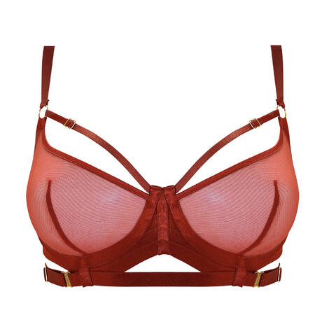 BORDELLE Soutien-gorge corbeille New Signature Burnt Red