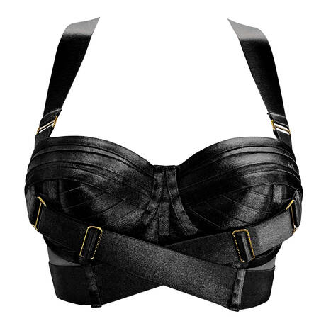 BORDELLE Soutien-gorge bustier New Signature Noir