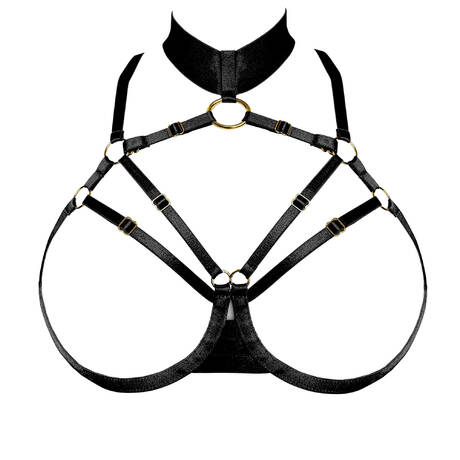 BORDELLE Soutien-gorge ouvert New Signature Noir