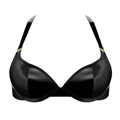 BORDELLE Silk Push-up bra New Signature Black