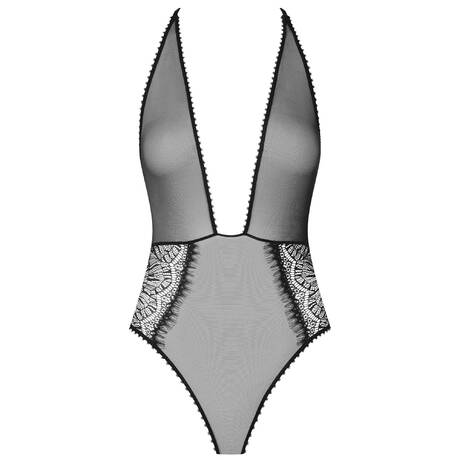 MAISON CLOSE Body String Accroche Coeur Schwarz