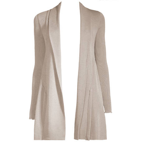 OSCALITO Wool and silk Vest Roma Beige