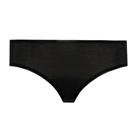 HANRO Slip en coton Cotton Seamless Noir