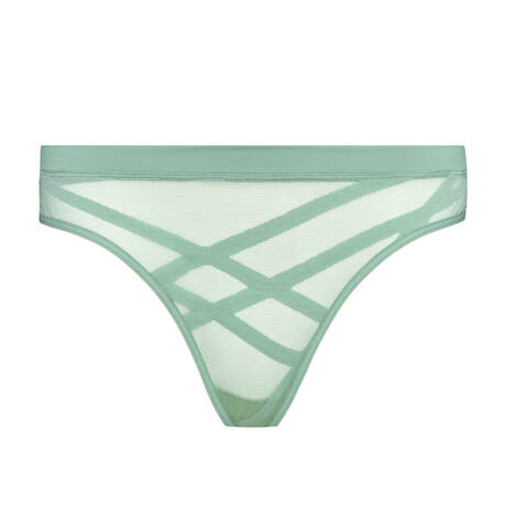 MARLIES DEKKERS Thong The Illusionist Transparent Light Green