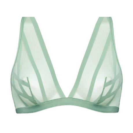 MARLIES DEKKERS Triangle bra wireless The Illusionist Transparent Light Green