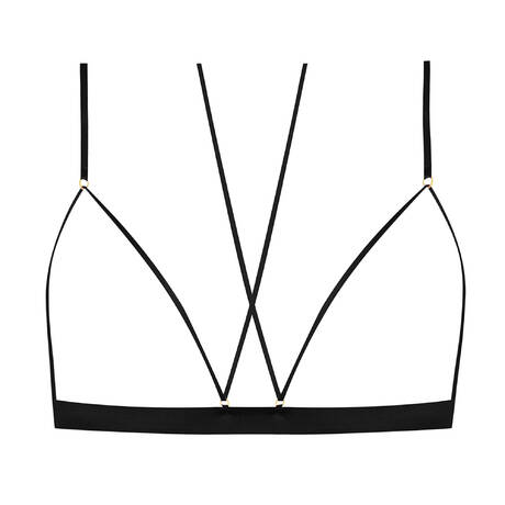 MAISON CLOSE Ouvert-BH French Kiss Schwarz